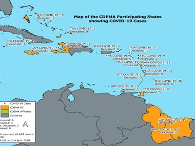 CDEMA Situation Report #4 - COVID-19 Outbreak in CDEMA Participating States - as of 8:00pm on April 2nd, 2020 (4)