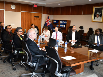 NHME Receives CDEMA Briefing