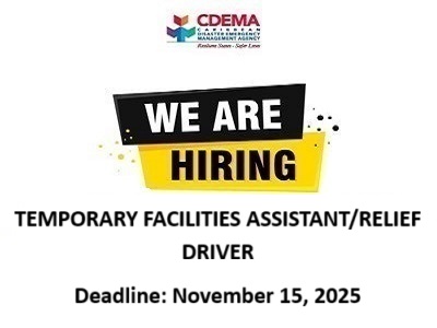 VACANCY NOTICE - TEMPORARY FACILITIES ASSISTANT/RELIEF DRIVER