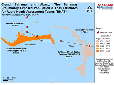 CDEMA Situation Report #6 - Hurricane Dorian as of 6:00PM (AST) on September 5th, 2019