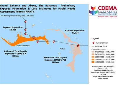 CDEMA Situation Report #7 - Hurricane Dorian as of 6:00PM (AST) on September 6th, 2019